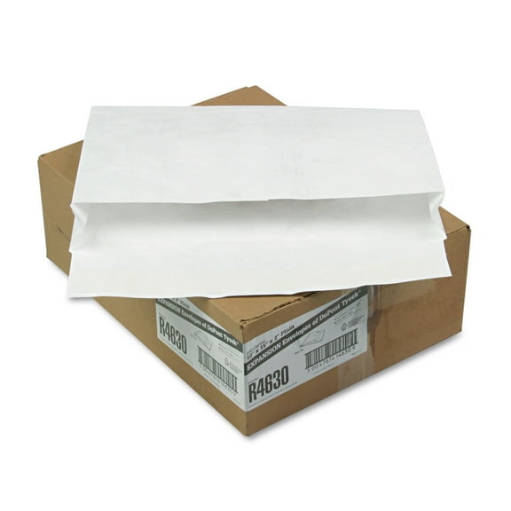 Survivor Tyvek Booklet Expansion Mailer 10 x 15 x 2 White 100/Carton R4630
