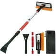 thumbnail image 3 of 47.2" Extendable Ice Scraper Snow Brush with Squeegee for Windshield Window Car Trucks SUVs, 270 °   Pivoting Brush Head, Essential Winter Tool Ice Snow Remover with Comfortable Foam Grip, 3 of 3