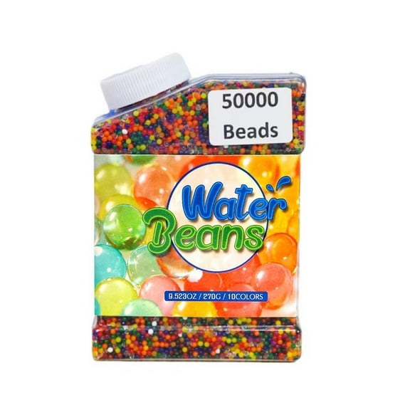 ZYHARUKO 50000Pcs Colorful Water Beads Rainbow Mix Jelly Beads for Plant Flower Vase Filler Home