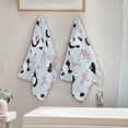thumbnail image 3 of Coolnut Cute Baby Panda Hand Towels 2 PCS, Ultra Soft and Highly Absorbent, Little Bear Decorative Fingertip Towel for Home, Bathroom, Kitchen, 28.3"x14.4", 3 of 4