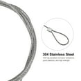 thumbnail image 4 of Unique Bargains Stainless Steel Cable, 4 Pack PVC Coated 1/25' Wire Rope for Deck Railing 3.3ft, 4 of 4