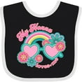thumbnail image 3 of Inktastic Nonna Loves Me Girls Granddaughter Rainbow Girls Baby Bib, 3 of 4