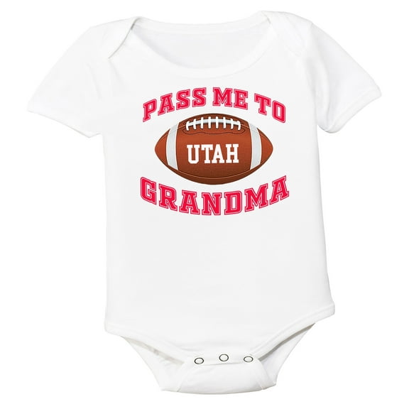 Future Tailgater Pass Me to GrandMa Baby Bodysuit for Utah Fans