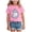 Pink, variant on Pastel Galaxy Ghost Halloween Girl Kids Ghost Coquette Bow T-Shirt 13-14 Years