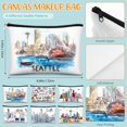 thumbnail image 2 of Bolsa de cosméticos Reginary City Souvenir Seattle, 6 unidades, para mujer, 2 of 7