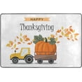 thumbnail image 4 of Dreamtimes Harvest Pumpkin Area Rug, 36"x24" Happy Thanksgiving Non-Slip Washable Indoor Door Mat, Absorbent Floor Mat for Bedroom Kitchen Entryway Bathroom, 4 of 7