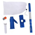 thumbnail image 3 of Kit de limpieza con aspiradora para piscinas, para filtro de piscina, juego de aspiradora para piscinas, limpieza de piscinas con skimmer, color azul, 3 of 5