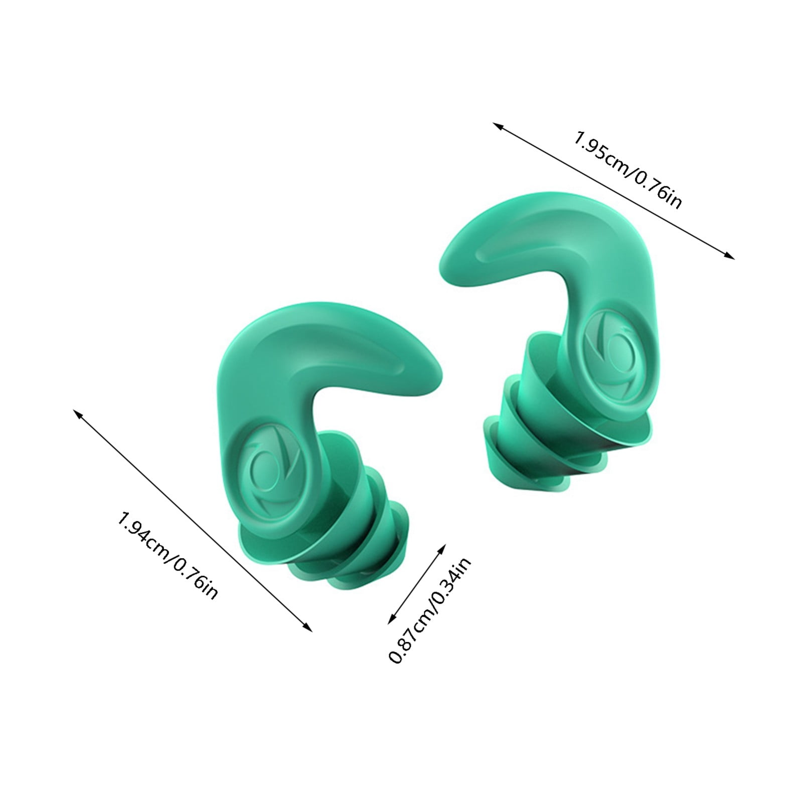 Waterproof Swimming Ear Plugs, Waterproof Reusable Silicone Swim Earplugs for Adults Surfing, Diving,Pool,Showering and Other Water Sports, Keep Water Out and Ear Protection