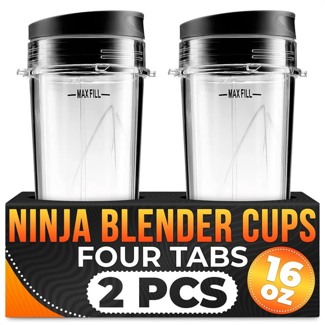 Vaso batidor KETAR de 16 onzas de repuesto para batidoras Ninja x2