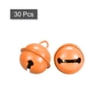 thumbnail image 3 of Jingle Bells, 22mm 30pcs Craft Bells for DIY Holiday Decoration, Musical Party, Wedding, Orange, 3 of 5