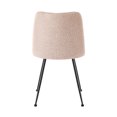 thumbnail image 5 of Porthos Home Soren Dining Chairs Set of 2 in Stylish Fabric Upholstery, Armless Shell Back Design and Durable Powder Coated Steel Legs and Floor Protectors, for Dining Rooms and Kitchens of All Sizes, 5 of 6