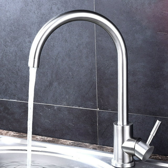 Stainless Steel Faucet 360° Rotating,kitchen / Balcony / Sink / Sink, Hot And Cold Water Faucet ,Easy to Install