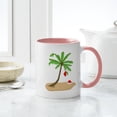 thumbnail image 4 of CafePress - Beach Christmas Mugs - 11 oz Ceramic Mug - Novelty Coffee Tea Cup, 4 of 4