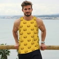 thumbnail image 6 of Balery Burger 1 Pattern Men's Workout Tank Top Gym Muscle Tee Fitness Bodybuilding Sleeveless T Shirt Quick Dry Fit Muscle Tank Top Slim-Fit Tank-3X-Large, 6 of 7
