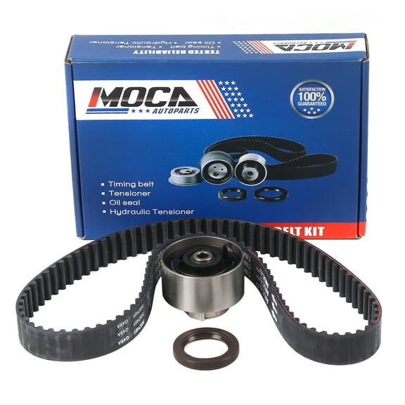 MOCA AUTOPARTS Timing Belt Kit Fit for 1997-2002 Ford Escort & 2000-2004 Ford Focus & 1997-1999 Mercury Tracer 2.0L