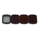 thumbnail image 1 of Juego De Filtros UAV, 4 Piezas Fáciles De Instalar ND128 ND64 CPL ND16 Juego De Filtros ND Hebilla Directa Recubrimiento HD Para Flip, 1 of 7