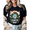 Black3, variant on Earth Day Every Day Cute Earth Recycle Plant Clean Graphic Tees Womans Tshirt Shirts White/Black S-5XL Tops