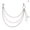 B, variant on Layered Punk Chain On The Jeans Pants for Women Metal Key Chains Belt Waist Chain Jewelry Accessories Trousers Keychain