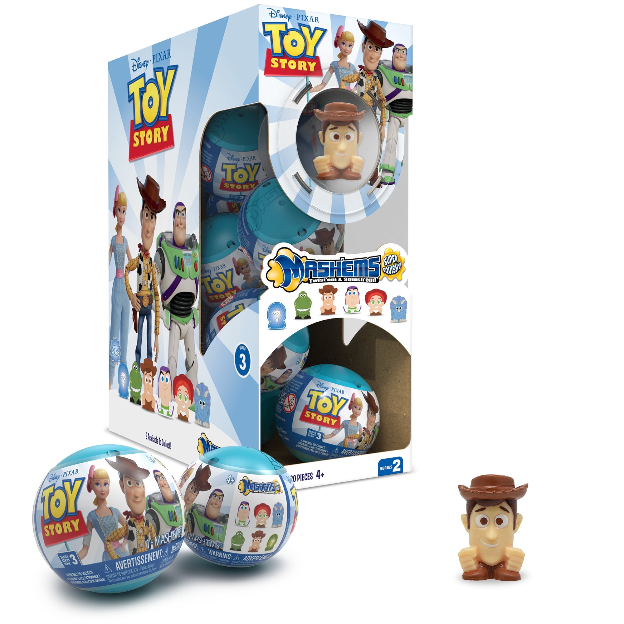 Mash'ems Toy Story Action Figure, Series 2, Children Ages 4 and up, Collect All 6 - Styles May Vary