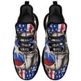 thumbnail image 2 of Puerto Rico American flag Shoes Trail Running Shoe Non-Slip Breathable Comfortable Sneakers Black Size 12, 2 of 7
