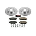thumbnail image 3 of PowerStop Front Z23 Evolution Sport Carbon-Fiber Ceramic Brake Pad and Drilled & Slotted Rotor Kit Fits: ACURA HONDA Select Models K6490, 3 of 10