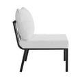 thumbnail image 4 of Modway Riverside 5-Piece Outdoor Patio Aluminum Set in Gray/White, 4 of 10