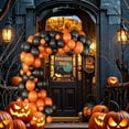 thumbnail image 4 of TIELUTT Halloween Balloon Arch Balloons Party Pumpkin Bat Themed Celebration Neutral Balloons Rose Theme Party Decorations for Balloons Hi Float for Balloons Roses Decorations for Party, 4 of 6