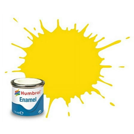 S6 A1 14ml. Enamel Gloss Yellow Tinlets (6)