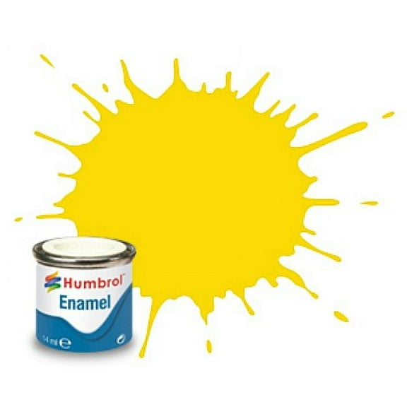 S6 A1 14ml. Enamel Gloss Yellow Tinlets (6)