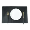 thumbnail image 2 of Homerr Placemat Heat-resistant Placemats Faux Leather Placemats Heat Resistant, Non-Slip, Stain-Proof, Reusable, Rectangular, 2 of 10