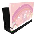 thumbnail image 3 of PlayVital Candy Rainbow Unicorn Patterned Custom Protective Shell for Nintendo Switch Charging Dock, Dust Anti Scratch Dust Hard Cover for Nintendo Switch Dock - Dock NOT Included, 3 of 7
