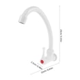 thumbnail image 2 of RUNROTOO 1Pack Wear Resistant Waterfall Faucet Kitchen Sink Accessories for Home Decor, 2 of 8