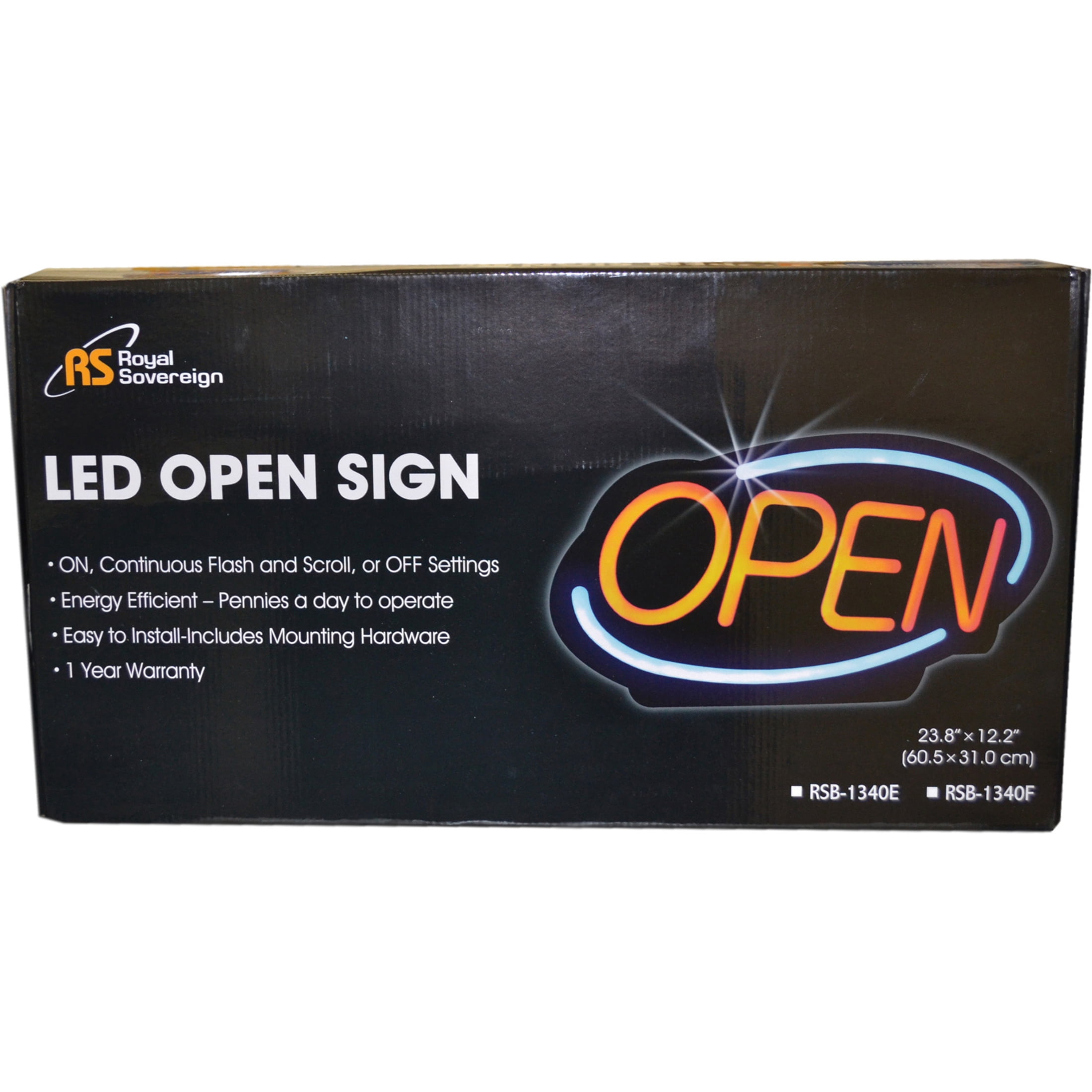 Royal Sovereign LED Open Sign, RSB-1340E
