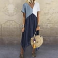 thumbnail image 2 of Vestido HUOGUO, a la moda para mujer, casual, con estampado de playa, 2 of 5