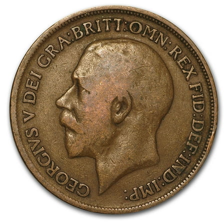 1911-1936 Great Britain Large Penny George V Avg Circ