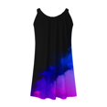 thumbnail image 5 of SMihono Robe Maxi Bohème d'Été pour Femmes Grande Taille Décontractée Imprimée Col Rond Manches Courtes Ample Longueur Genou Robe de Plage, 5 of 5