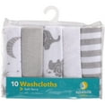 Spasilk Baby Washcloth Wipes Set for Infant Boys and Girls, Terry Bath