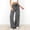 Black, variant on Wide Leg Pants For Women Daily Errands Elastic Waist Striped Comfortable Pull On Summer Flowy Leg Relaxed Lounge Effortless Style Relaxed Workday And Weekend Outfits Blue XXL