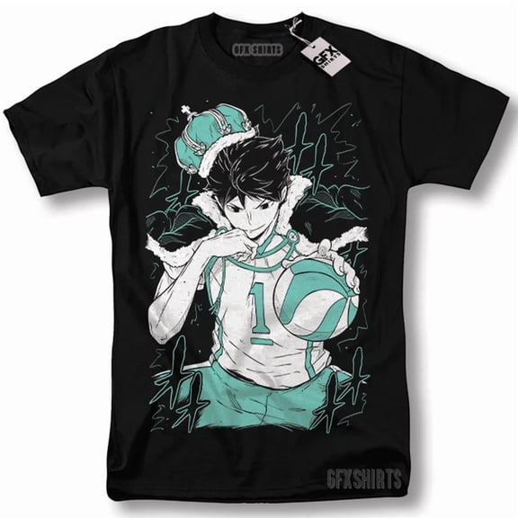 Reprint Rare Oikawa Haikyuu Shirt Manga Strip Haikyuu Anime Graphic T-Shirt