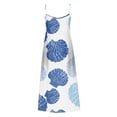 thumbnail image 2 of WILLBEST Vestidos Dama Mujer Verano sin Mangas Casual Estampado Verano Fiesta Swing Vestido Largo Extra Grande, 2 of 3