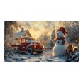 thumbnail image 3 of Cubierta navideña para puerta de garaje con copos de nieve de colores, decoraciones navideñas para puerta de garaje, decoraciones navideñas de fondo, fiestas de invierno, 3 of 7