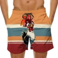 thumbnail image 6 of Men's Quick-Dry Swim Trunks with Elastic Waist, Drawstring, and Hidden Pocket for Beach, Pool, and Casual Wear, 6 of 8