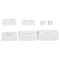 Sorbus Storage Box Woven Basket Bin Container Tote Cube Organizer Set