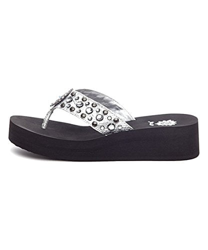 wedge flip flops walmart