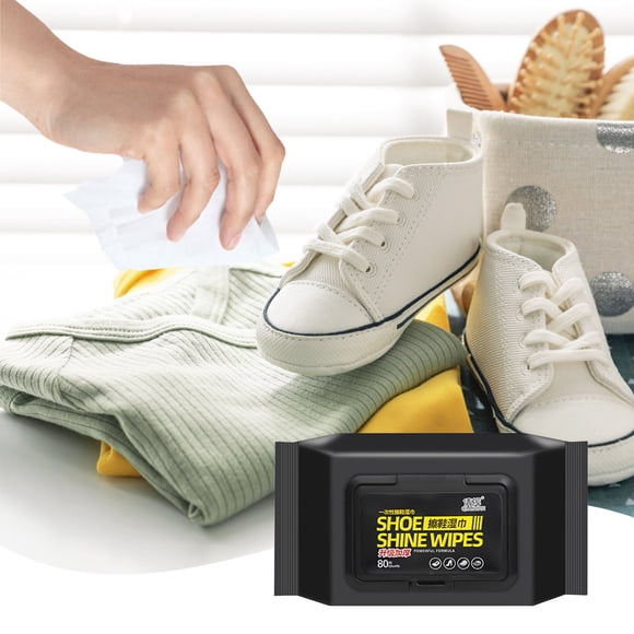 Cagogo Lingettes de Nettoyage pour Chaussures à Moins de 5 $, Lingettes de Nettoyage pour Chaussures Lot de 80, Nettoyant Jetable pour Espadrilles, Trousse d'Entretien pour Chaussures de Voyage, Détachant pour Chaussures Blanches, Lingettes d'Entretien pour Chaussures en Cuir