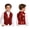 Red, variant on Sequin Sparkly Vest For Boys Sequin Hip-Hop Jazz Dance Top Party Waistcoat Black 6