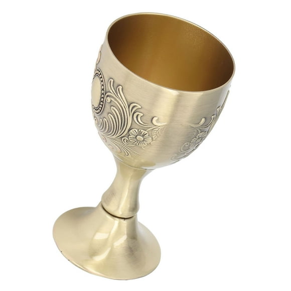 Chalice, Gold Chalice Zinc Alloy Glossy For Home For Restaurant For Bar