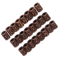 thumbnail image 3 of 24 cuentas de cobre antiguas para el cabello, cuentas de tubo de metal trenzado con agujeros grandes para joyería DIY y decoración del cabello., 3 of 14