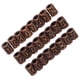 thumbnail image 4 of 24 Uds. Cuentas de pelo de cobre antiguas, cuentas de tubo trenzado de Metal con agujero grande Vintage para joyería DIY, decoración del cabello, 4 of 8