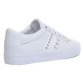 thumbnail image 3 of Guess Grasey4 Active Women's Lace Up Cupsole Sneakers In White Size 6.5, 3 of 6
